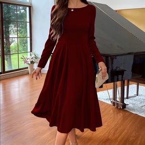 Burgundy Dress never worn from SHEIN